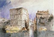 Joseph Mallord William Turner Canal Sweden oil painting artist